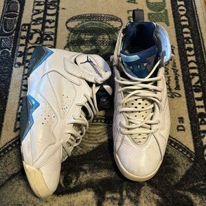 AIR JORDAN FRENCH BLUE 7S USED MENS SIZE 10.5